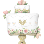 38" JUMBO Wedding Cake Mylar