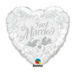 18" Just Married Mylar