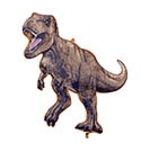 Mini T-Rex mylar- DOES NOT FLOAT