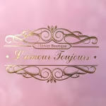Pink background with a decorative gold logo reading "Pameon Fongjeous"