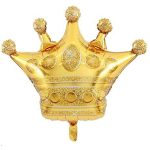 25" Gold Crown Mylar