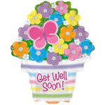 22in JUMBO Get Well Soon Mylar
