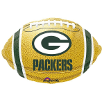 18" Green Bay Packers Football Mylar