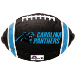 18" Carolina Panthers Football Mylar