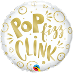 18" Pop, Clink, Fizz Mylar