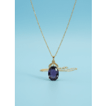 Vintage inspired Amethyst necklace