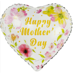 Floral "Happy Mother's Day" Mylar Balloon