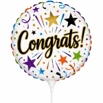 Congrats Balloon on a Stick