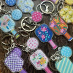 Pickelball Keychain