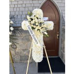 white cross funeral