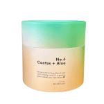 Cactus + Aloe scented candle in a pastel gradient jar