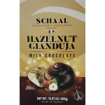 Schaal Gianduja Hazelnut Milk Chocolate, 450 g