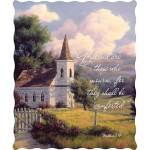 Matthew 5:4 Quilted Throw