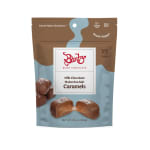Bag of milk chocolate sea salt caramels