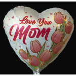 "LOVE YOU MOM" MYLAR