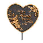 Plant pick "In our hearts"