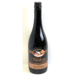 Black wine bottle labeled Melrose Pinot Noir