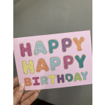 Happy Birthday Greeting Card