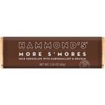 Chocolate bar in brown wrapper labeled Hammond's More S'mores