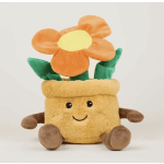 Orange Flower Pot Warmies