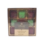 Box of chocolate mint candies in divided trays