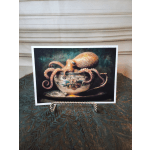 Landscape Octopus Teacup Card