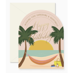 Birthday Hammock Arch Greeting Card