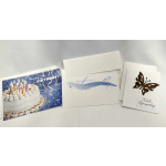 Three greeting cards for birthday, sympathy, and condolence messages.