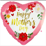 Happy Mother's Day Pink Mylar Balloon