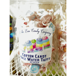 Bag of colorful cotton candy salt water taffy