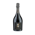 Dark glass bottle of Manzane Prosecco with a black label and foil-wrapped neck