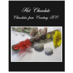 Chocolate gift box with a red ribbon and yellow flower decoration