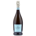 Bottle of La Marca Prosecco with a light blue label
