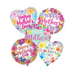 Mini Balloons On Sticks - 9 Inch - Mother's Day