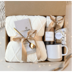 A cozy coffee break gift set