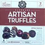 Box of assorted artisan chocolate truffles