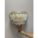 Happy Anniversary Mylar Balloon - Style May Vary