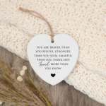 'YOU ARE LOVED' HEART ORNAMENT