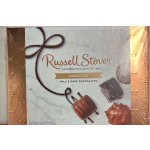 Box of assorted milk and dark chocolates