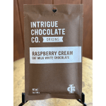 Intrigue Chocolate Co. Raspberry Cream Oat Milk White Chocolate Bar
