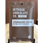 Intrigue Chocolate Co. Strawberry Cream Oat Milk White Chocolate Bar
