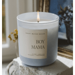 Boy Mama 15 oz Soy Candle, Matte Jar
