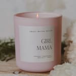 Girl Mama 15 oz Soy Candle, Matte Jar