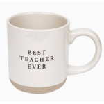 Best Teacher Ever Stoneware Coffee Mug