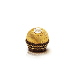 Ferrero Rocher chocolate in gold foil wrapper