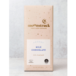 Box of creamy milk chocolate with gold speckles