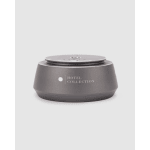 Gray Hotel Collection candle warmer with a round metal top