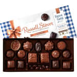 Box of assorted chocolates with a Forrest Gump label