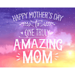 Greeting card Blue mountain