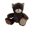 Brown teddy bear with beige paws and muzzle
